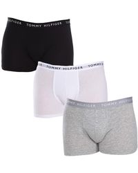 Tommy Hilfiger - Pack-3 Boxers Van Ademende Stof Met Anatomisch Voorpand Um0Um02203 - Lyst