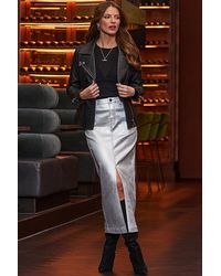 Sosandar - Petite Metallic Midaxi Skirt - Lyst