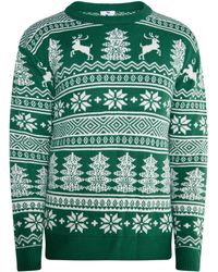 Mo - Kersttrui Groen Wit - Lyst