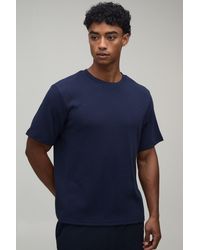 BoohooMAN - Essential Regular Fit Waffle T-Shirt - Lyst