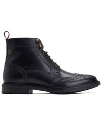Base London - Dealer Boots Leather - Lyst