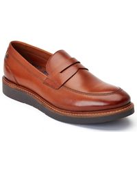 Base London - Sid Leather Loafers - Lyst