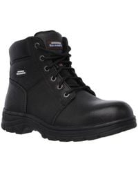 Skechers - Workshire Relaxed Fit Laced Safety Ankle Boots Leather - Lyst