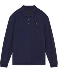 Lyle & Scott - Long Sleeve Polo Shirt - Lyst