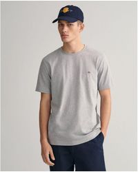 GANT - Regular Fit Short Sleeve Shield Logo T-Shirt - Lyst
