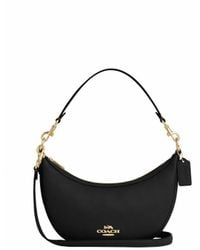 COACH - Refined Pebbled Leather Aria Shoulder Bag - Lyst