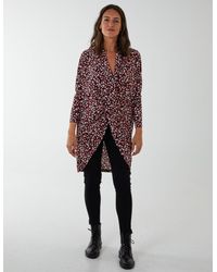 Blue Vanilla - Draped Dip Hem Top - Lyst