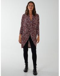 Blue Vanilla - Draped Dip Hem Top - Lyst