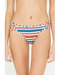 Penti - Low-Waist Striped Hipster Bikini Bottoms - Lyst