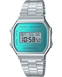 G-Shock - Collection Retro Watch A168Wem-2Ef Stainless Steel (Archived) - Lyst