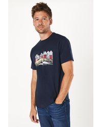 MAINE - Endless Summer Print T-Shirt - Lyst