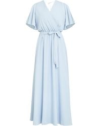 Gina Bacconi - Crissy Maxi Dress With Cape Sleeve - Lyst