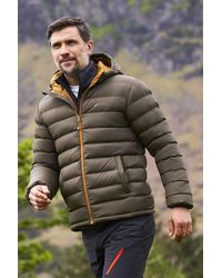 Mountain Warehouse - 'Season' Padded Jacket With Side Pockets Water Resistant Warm Coat Polyamide - Lyst