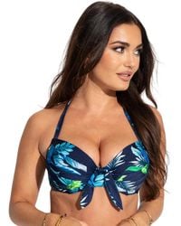 Pour Moi - Palermo Padded Halter Bikini Top - Lyst