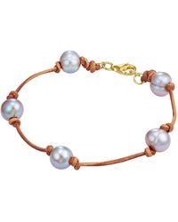 Valero Pearls - Fresh Water Cultured Pearl Bracelet - Lyst