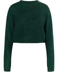 myMo - Kurzer Strickpullover Damen - Lyst