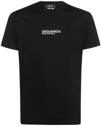 DSquared² - Sweat And Tears Logo Cool Fit T-Shirt Cotton - Lyst