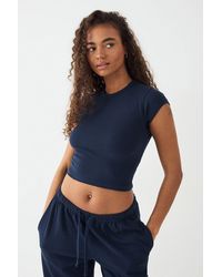 DSGN Studio - Embroidered Short Sleeve Top - Lyst