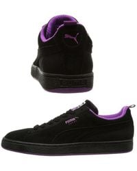 PUMA - Suede Classic Leather Lace Up Trainers 355380 01 D26 - Lyst