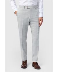 Antique Rogue - Flat Fronted Tailored Suit Trousers - Lyst