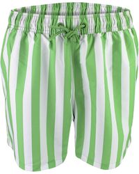 Björn Borg - Loose Fitting Print Swimming Trunks With Pocket For - Lyst