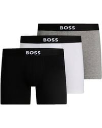 BOSS - 3 Pack D.Beckham Boxer Briefs - Lyst