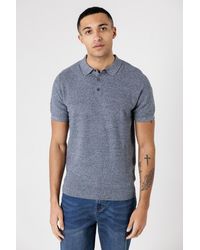 Kensington Eastside - Cotton Short Sleeve Button-Up Polo Shirt - Lyst