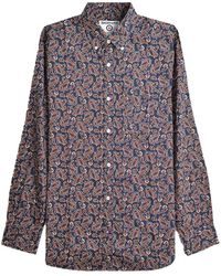 Lambretta - Paisley Long-Sleeved Shirt - Lyst