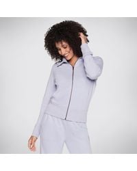 Skechers - Hoodless Hoodie Diamond Jacket - Lyst