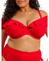 Elomi - Plain Sailing Ruffle Bikini Top - Lyst
