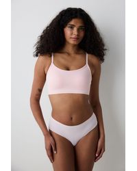 Penti - Ribbed Knit Cropped Bralet Camisole - Lyst