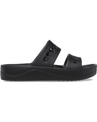 Crocs™ - Baya Platform Open Toe Slides - Lyst
