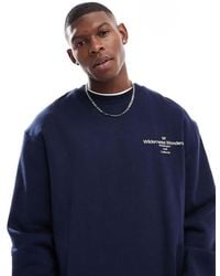 ASOS - Sweatshirt With Front And Back Print - Lyst