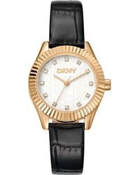 DKNY - Dk1L017L0025 Ladies Chambers Glitz Watch - Lyst