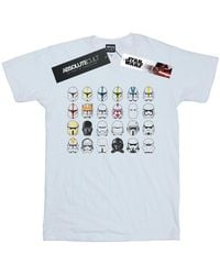 Star Wars - Trooper Helmets T-Shirt Cotton - Lyst