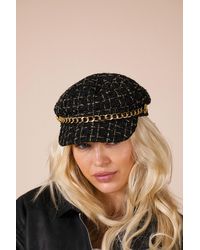 SVNX - Tweed Baker Boy Hat - Lyst