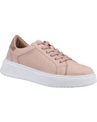 Hush Puppies - Camille Leather Blush Trainers - Lyst