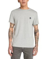 Timberland - T Shirts Classic Logo Summer Crew Neck Dunstan River Tops New - Lyst