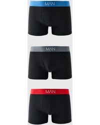 BoohooMAN - 3 Multi Pack Original Boxers - Lyst