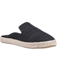 TOMS - Santiago Mule Textile Metallic Slippers - Lyst
