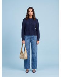 Urban Bliss - Wool Blend Cabled Cardigan - Lyst