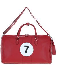 Ashwood Leather - 'No7' Real Sports Holdall Bag With Shoulder Strap - Lyst