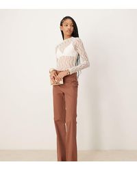 ASOS - Design Patch Pocket Flare Trousers - Lyst