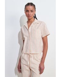 Dilvin - Linen Blended Short Sleeve Shirt - Lyst