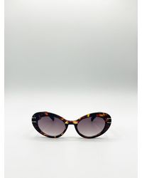 SVNX - Oval Cat-Eye Sunglasses - Lyst