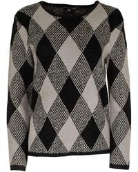 love knitwear - Diamond Knit Jumper - Lyst