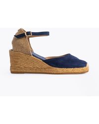 Toni Pons - Lloret Suede Wedge Espadrilles - Lyst