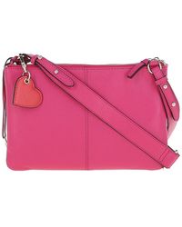 Ashwood Leather - 'Squisita' Two Sections Real Shoulder Bag - Lyst