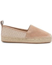 BOSS - Madeira Suede Slip On Shoes - Lyst