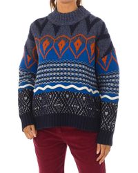 Napapijri - D-Nepal W Wool Sweater Long Sleeve And Round Neck Ga4Fo2 - Lyst